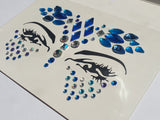 Self Adhesive Face Sticker Gems - Vegan and Cruelty Free