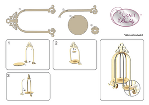 Large MDF Bird Cage