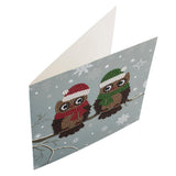 C5. "Pair of Owls" Crystal Card Kit