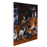 CAK-A80: "Nativity Farm" Framed Crystal Art Kit, 40 x 50cm