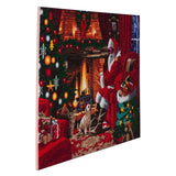 CAK-A83: "Santa by the Fire" Framed Crystal Art Kit, 90 x 65cm (Giant Kit)