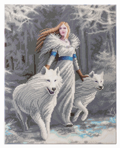CAK-AST8: "Winter Guardians" 40 x 50cm (Large) - Anne Stokes