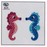 Seahorse Couple - Crystal Art Motifs (With Tools)