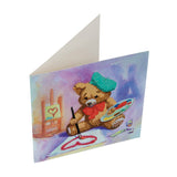 CCK-A16: "Teddy Crystal Artist" Crystal Card Kit