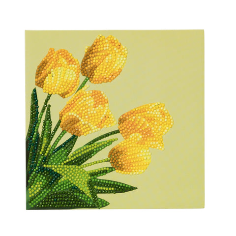 CCK-A17: "Spring Tulips" Crystal Card Kit