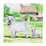 CCK-A52 "Westie Dogs" Crystal Art Card Kit