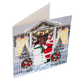 CCK-XM29: "Santa & Snowman" Crystal Card Kit