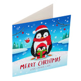 CCK-XM33: "Penguin Gift" Crystal Art Card Kit