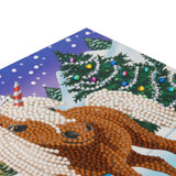 CCK-XM37: "Winter Horse" Crystal Card Kit - Animal Club International