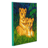 CAK-A72: "Lion Cubs" 30 x 30cm (Medium)