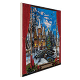 CAK-A52: "Christmas Mountain View" Framed Crystal Art Kit, 40 x 50cm