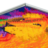 CAM-14: "Rainbow Lion" Crystal Art Picture Frame Kit, 21 x 25cm