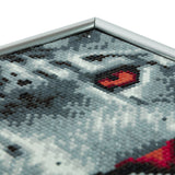 CAM-15: "Snow Leopard" Crystal Art Picture Frame Kit, 21 x 25cm
