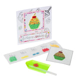 Cupcake -  “Christmas” Crystal Art Motifs – (With Tools)