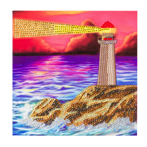 CCK-A49 "Lighthouse" Crystal Art Card Kit