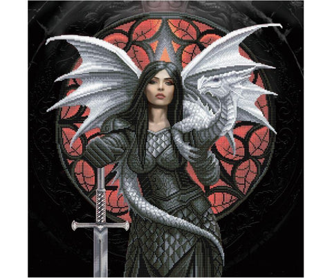 CAK-AST9: "Valour" 70 x 70cm (XXL) - Anne Stokes