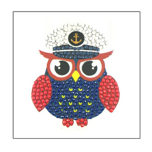 Captain Owl - "Everyday" Crystal Art Motifs (With Tools)