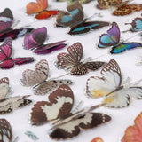 16 Pack 3D Butterflies & 2 Pack Assorted 3mm Adhesive Gems