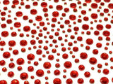 325 x 2,3,4,5mm Red Self Adhesive Gems