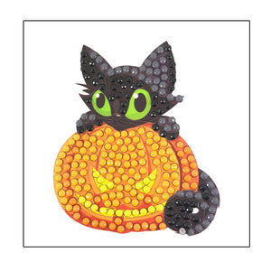 Halloween Kitty - "Everyday" Crystal Art Motifs (With Tools)